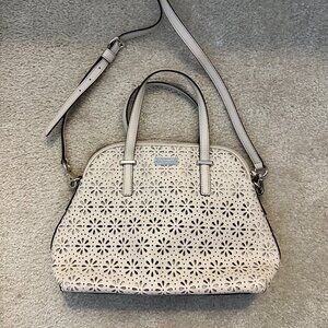 Kate Spade New York Cedar Street Laser Cut Dome Satchel Handbag Purse